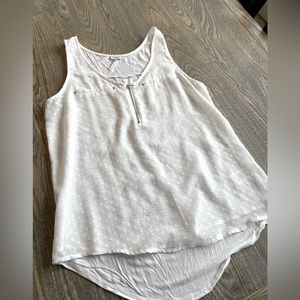 Kismet polka dot sleeveless blouse